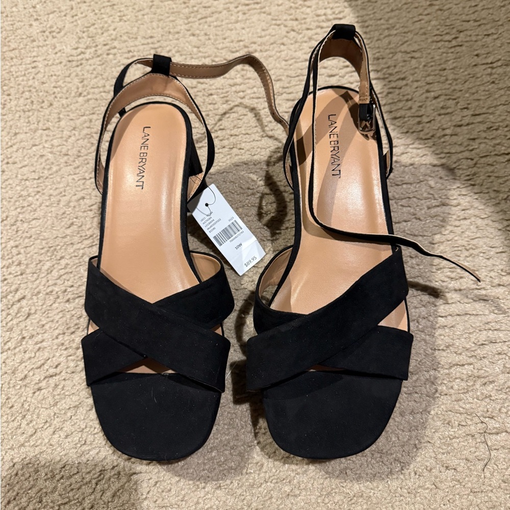 Lane Bryant Elegant Black Heels